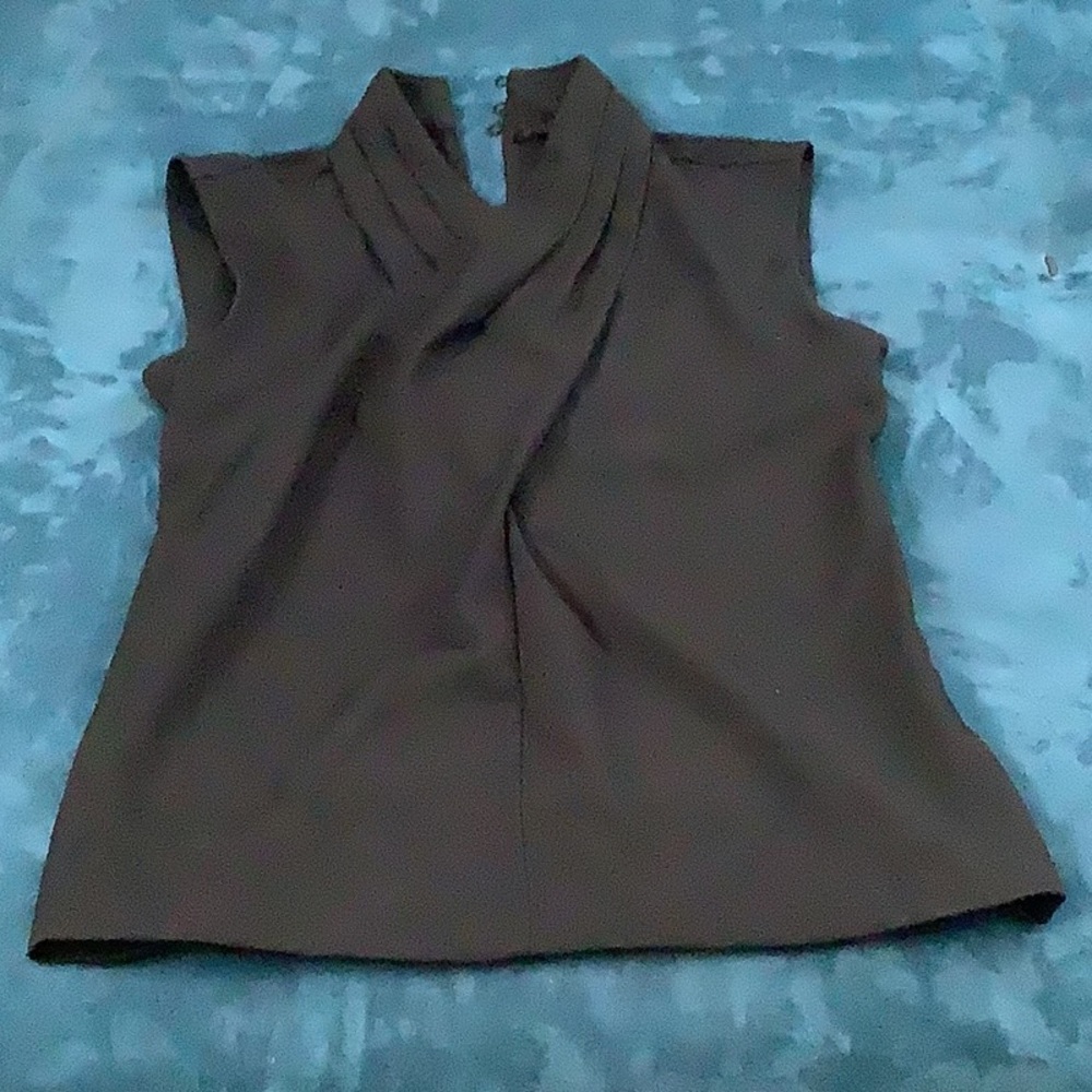 Anthropology dressy black top